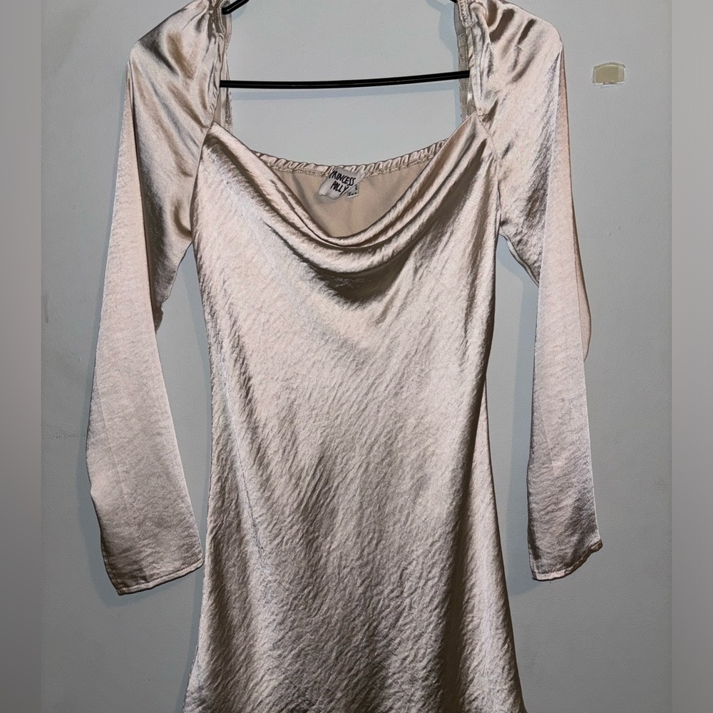 Princess Polly mini Cowl neck slip dress